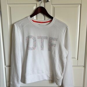 White OrangeTheory Fitness Sweatshirt